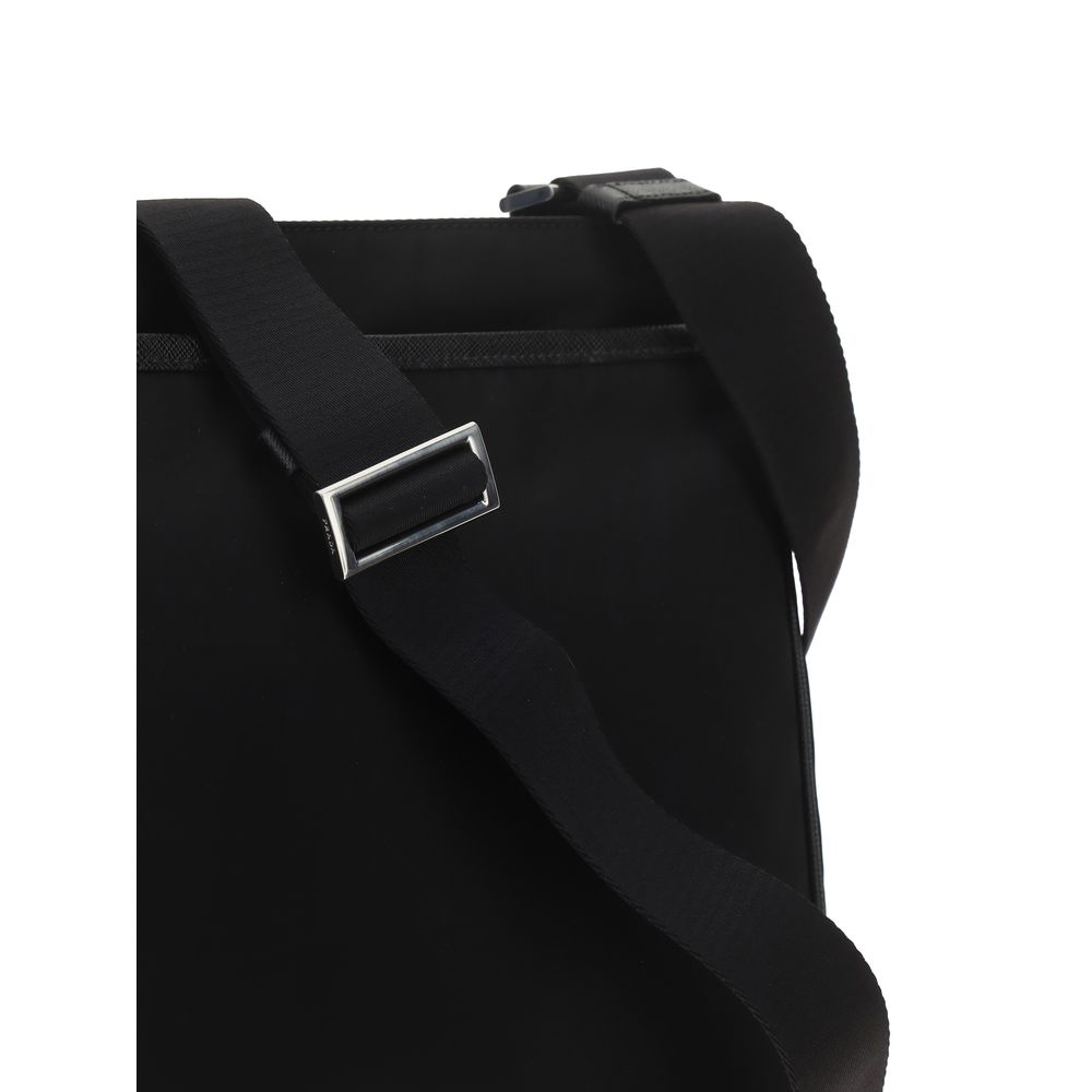Black Nylon Shoulder Bag