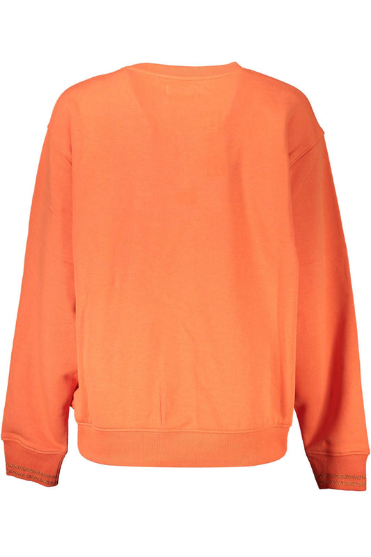 Orange Cotton Sweatshirt