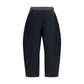 Black Cotton Athletic Pants