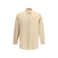 Beige Tencel Dress Shirt