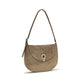 Beige Calf Leather Bos Taurus Shoulder Bag