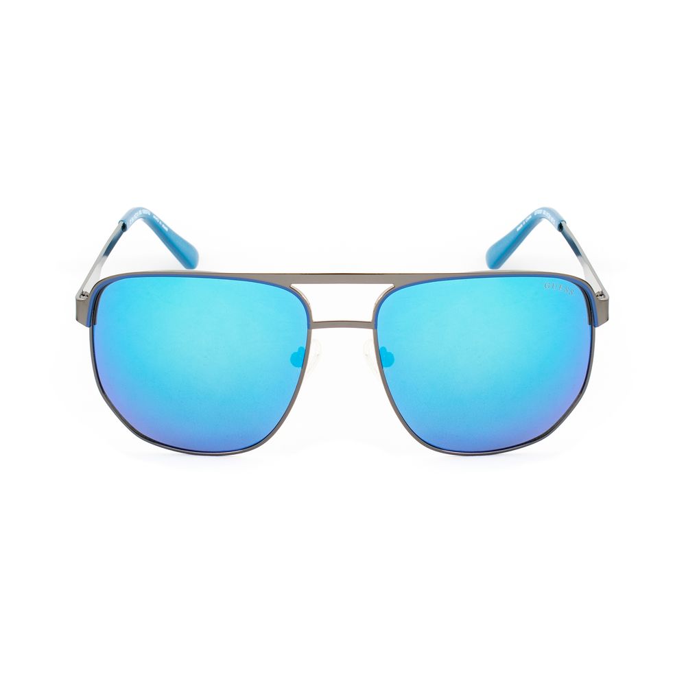 Gray Metal Sunglasses