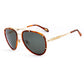Blue Metal Sunglasses