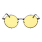 Blue Metal Sunglasses