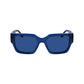 Blue Injected Sunglasses
