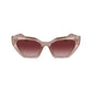Brown Injected Sunglasses