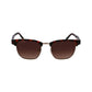 Brown Injected Sunglasses