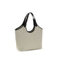 Beige Cotton Shoulder Bag