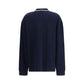 Blue Cotton Polo Shirt