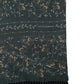 Green Silk Floral Pattern Fringed 135cm X 16cm  Scarf