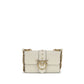 Beige Calf Leather Bos Taurus Shoulder Bag