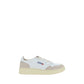 White Calf Leather Bos Taurus Low Top Sneakers