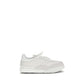 White Calf Leather Bos Taurus Low Top Sneakers