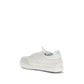 White Calf Leather Bos Taurus Low Top Sneakers