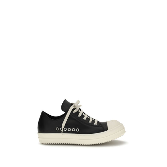 Black Calf Leather Bos Taurus Low Top Sneakers