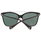 Brown Metal & Plastic Sunglasses