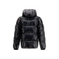 Black Polyamide Full-Length Jacket