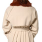 Brown Mink Fur Collar Women Neck Wrap 60cm x 14cm  Scarf
