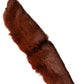 Brown Mink Fur Collar Women Neck Wrap 60cm x 14cm  Scarf