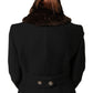 Brown Fur Shoulder Collar Neck Wrap 60cm x 14cm Scarf
