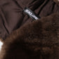 Brown Fur Shoulder Collar Neck Wrap 60cm x 14cm Scarf