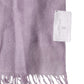 Purple Cashmere Silk Fringe Wrap 200cm x 95cm Scarf