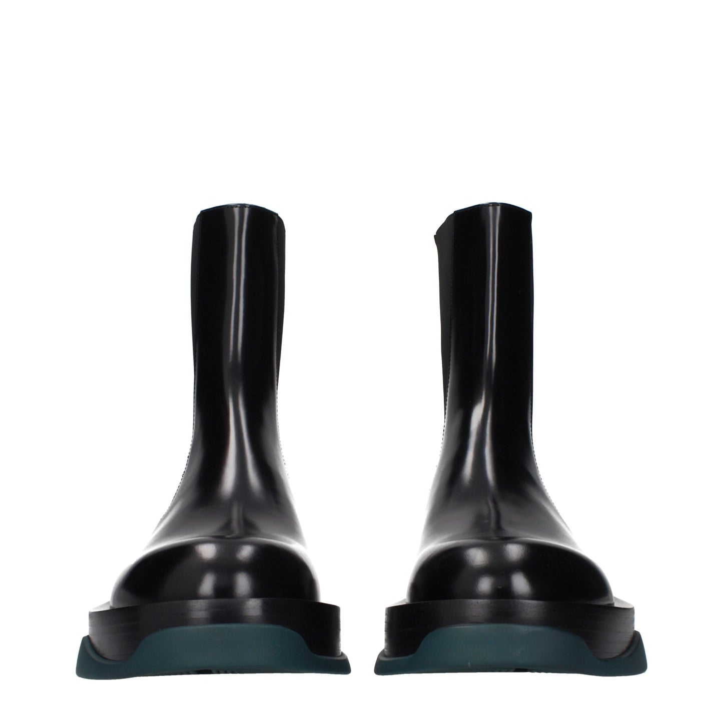 Black Leather Ankle Boots