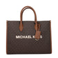 Brown Fabric Handbag