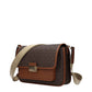 Brown Fabric Crossbody Bag