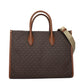 Brown Fabric Handbag
