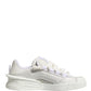 White Calfskin Leather Low Top Sneakers Shoes