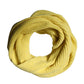 Yellow Cotton Knitted Neck Foulard 270cm x 31cm  Men Scarf