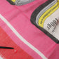 Pink DG Amore Print Neck Square Shawl 140cm x 135cm  Scarf