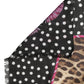 Multicolor Leopard Polka Dot Stole 180cm x 135cm Scarf