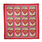 Pink DG Amore Print Neck Square Shawl 140cm x 140cm Scarf