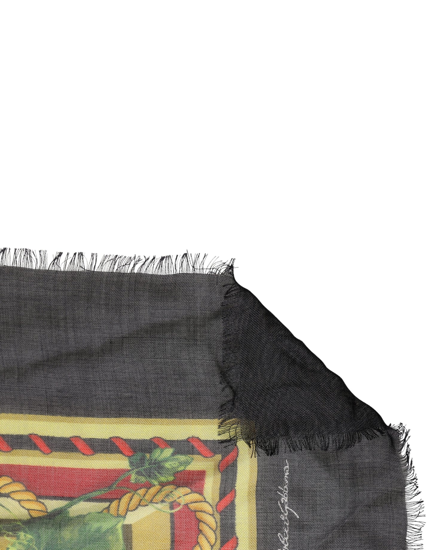 Multicolor Pumpkin Cashmere Stole 137cm x 133cm  Scarf