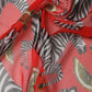 Red Zebra Print Silk Wrap Shawl Stole 200cm x 132cm Scarf