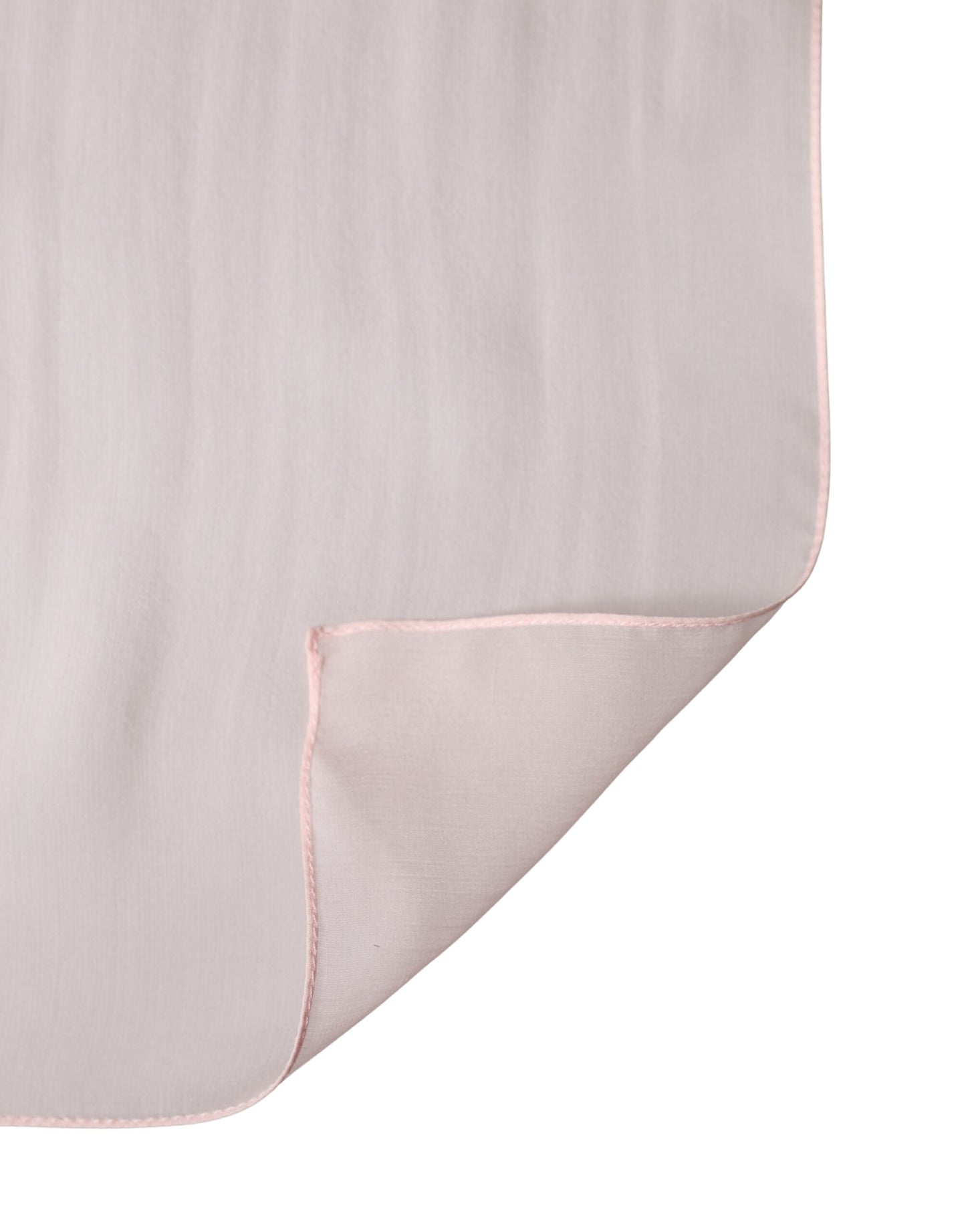 Light Pink Silk Neck Wrap Foulard 91.5cm x 88cm Scarf
