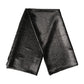 Black Silk Square Wrap Shawl Foulard 122cm x 120cm  Scarf