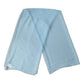 Light Blue Silk Neck Wrap Foulard 135.5cm x 131.5cm Scarf