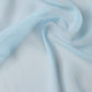 Light Blue Silk Neck Wrap Foulard 135.5cm x 131.5cm Scarf