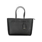 Black Polyester Women Handbag