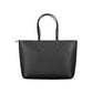 Black Polyester Women Handbag
