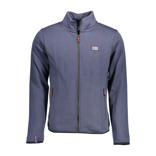 Blue Cotton Men's Sweatshirt