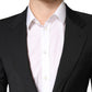 Black MARTINI Single Breasted Tuxedo Blazer