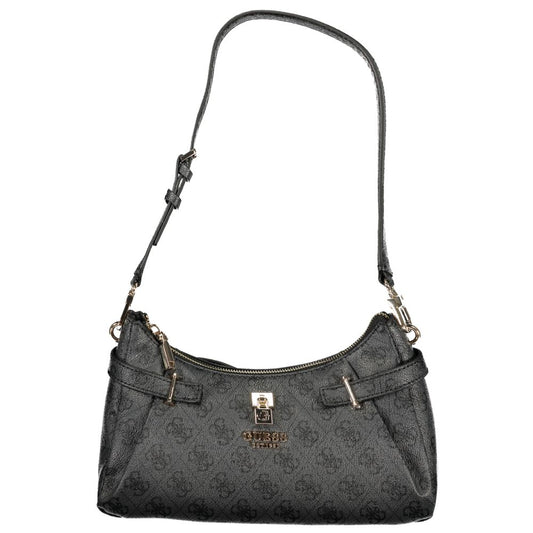 Nero Polyurethane Women Handbag