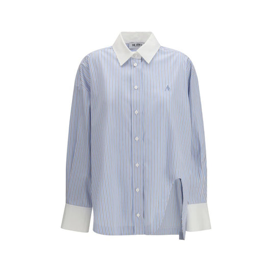 Blue Cotton Pattern Shirt