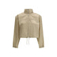 Beige Recycled Polyamide Shell Jacket