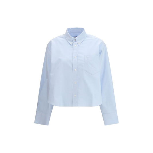 Blue Cotton Dress Shirt