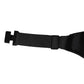 Black 100% Silk Wide Belt Waist Cummerbund